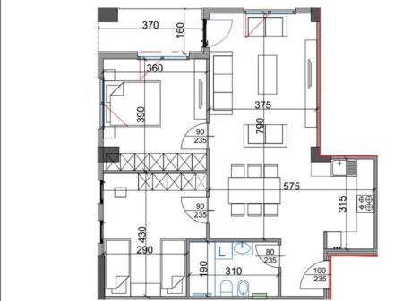 Appartamento 2+1 in vendita presso Aura Residence