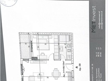 Vendesi in vendita 1+1 a Paskuqan / Presso Ring Side Residence