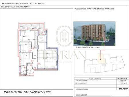 Apartament Luksoz 3+1 në Ali Demi – Hapësirë, Elegancë dhe Lokacion Premium