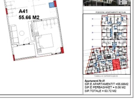 Prima Residence - Appartamento 1+1+ Parcheggio in Vendita Golem / Durres