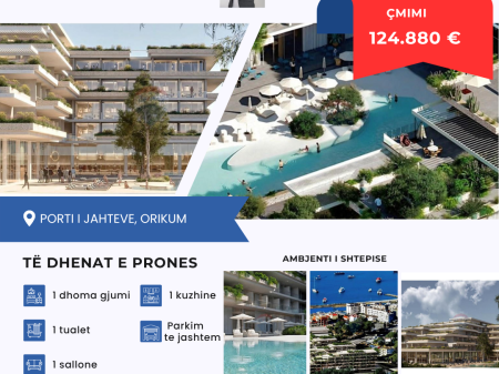 APARTMENT 1+1 FOR SALE – YACHT PORT, ORIKUM