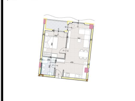 In vendita | Appartamento 1+1 al 7° piano presso Aluna Residence, Paskuqan