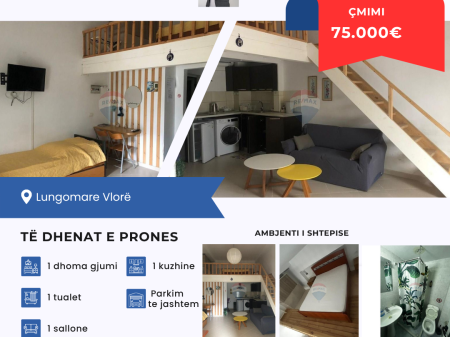 DUPLEKS NË SHITJE – LUNGOMARE, VLORË 🏡✨
