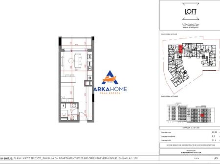 FOR SALE APARTMENT 1+1 "PASKUQAN" 66,000 EURO