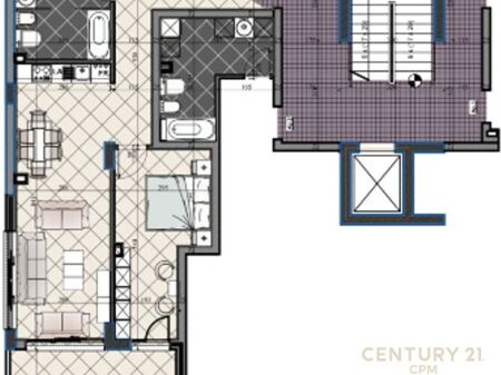 Apartament 1+1 në Shitje ngjitur me Rezidencen Kodra e Diellit