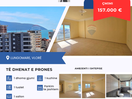 PREMIUM 1+1 APARTMENT FOR SALE – LUNGOMARE, VLORË