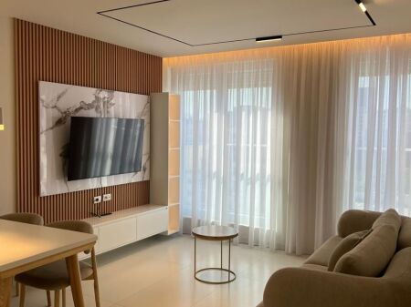 🏢In the Jordan Misja Street area, a 2+1 apartment, newly furnished, is for rent. 75,000 Leke