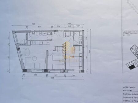 In vendita, Occasione Appartamento 2+1++2WC+Blk, Ali Demi- Residenza Kadiu, 121.600 Euro