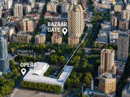 ✅ Apartament 1+1 për Shitje tek Bazaar Gate – Qendër e Tiranës