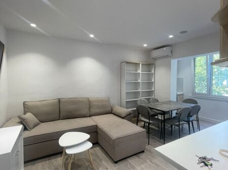 🏢Asim Vokshi Street, opposite the "Harry Fultz" Institute, a 1+1 furnished apartment is for rent. 50,000 Leke