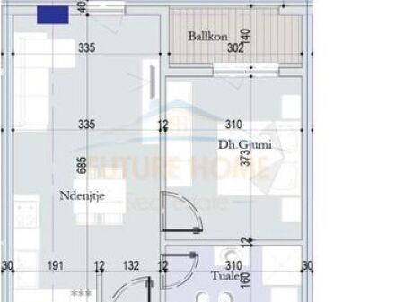 Shitet, Apartament 1+1, Tirana Entry 2, Tiranë.