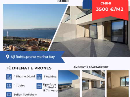 Apartament 1+1 me pamje nga deti dhe verande