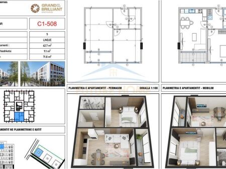 Shitet, Apartament 1+1, Qerret , Palm Paradise