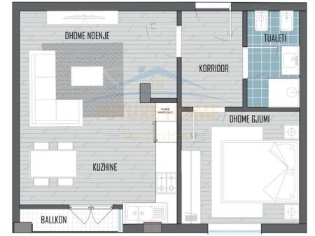 For sale, Apartment 1+1, Sauk, Tirana