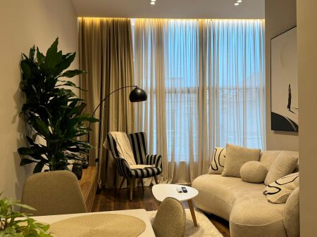 Rr Bogdaneve /near the Center, a modern 2+1 apartment is for rent.