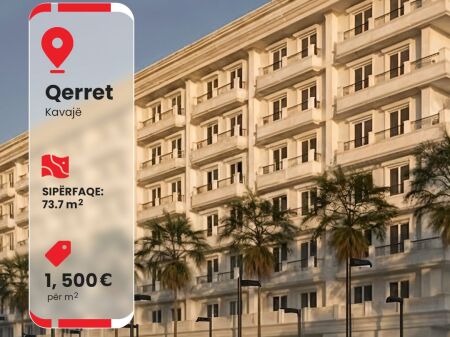 Shitet apartament 1+1 ,Qerret , Kavaje