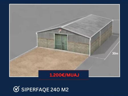 Warehouse 250m2 for rent