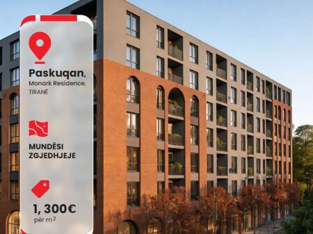 Apartment 2+1 for sale, Monark Residence, Tirana