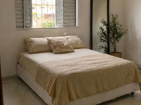 At American 2 near the medical center, a 1+1 apartment fully furnished is for rent in a new building.