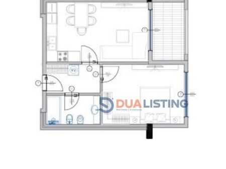 SHESIM APARTAMENT 1+1 TEK "VIZION 2 REZIDENCE" NE Mali i Robit !