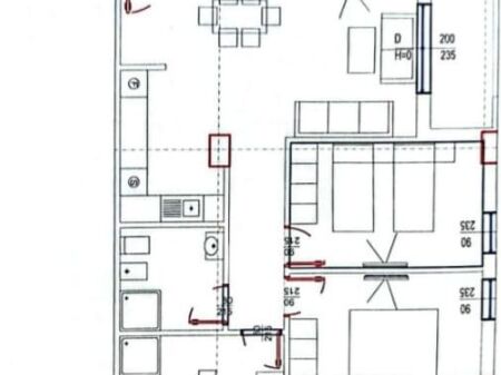 Apartament 2+1 per shitje ne rrugen 5-Maji