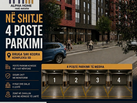 NË SHITJE – 4 POSTE PARKIMI