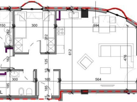 Shitet Apartamenti 2+1 , Paskuqan ( Aluna Kompleks ) ( pallati faze fillestare faze Grope) 1200 euro per m2