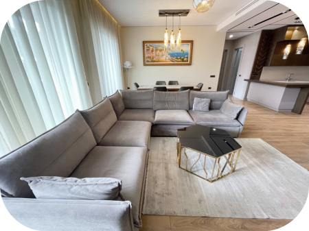 APARTAMENT LUKSOZ 2+1+2 + PARKIM / KOMPLEKSI DELIJORGJI