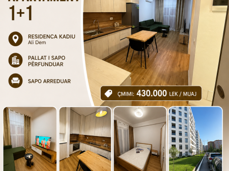 Affittasi appartamento 1+1 – Residenza Kadiu