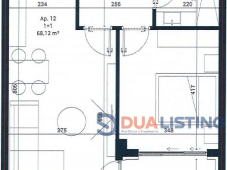 Shitet Apartament 1+1ne Sun Palase, Dhermi!

