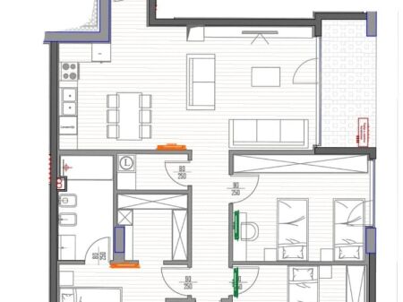 Shitet, Apartament 3+1+2, Forest Residence, Liqeni i Thate.