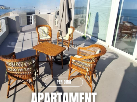 Jepet me qera apartament 2+1 -Vije e pare me detin  Plazg Durres