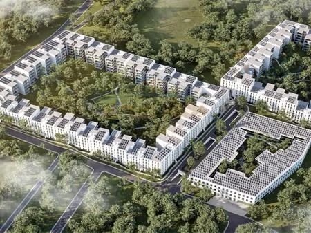 2+1 apartment for sale at Park Houses in Mjull-Bathore.