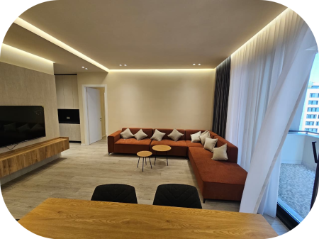 JEPET ME QIRA  APARTAMENT LUKSOZ 2+1+2 + POST PARKIMI  📍 Kompleksi Delijorgji, Tiranë
