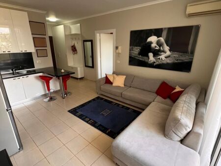 Jepet me qira apartament modern 1+1 + post parkimi te Liqeni i Thate