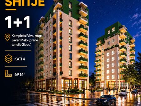 Appartamento 1+1 con Balcone in Vendita – Complesso Viva, Tirana