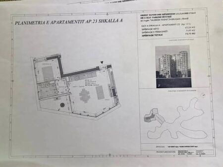 SHITET APARTAMENT 1+1 - Coral Building, Paskuqan, Tirane