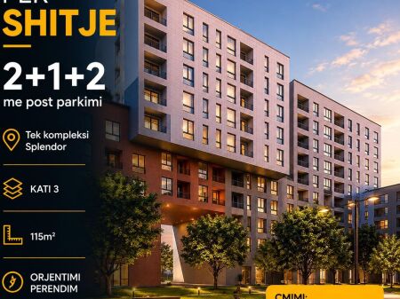In Vendita Appartamento 2+1+2 con Posto Auto 📍 Presso il Complesso Splendor, Tirana