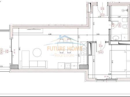 Shitet,Apartament 1+1, Rezidenca Almar,Mali i Robit 125,188 €