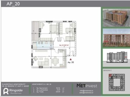 SHITET APARTAMENT 2+1 - PASKUQAN , TIRANE