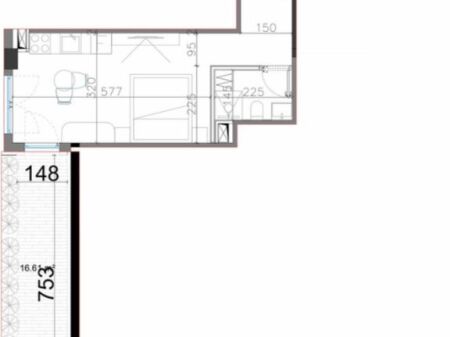 Studio Apartment for Sale Square Village - Dhërmi