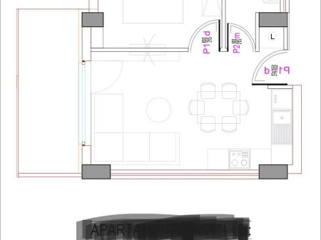 SHITET APARTAMENT 1+1 TEK REZIDENCA ALBA