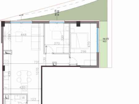 Appartamento 2+1 Square - Village in Vendita