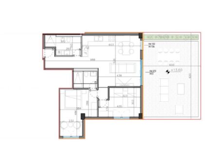 Appartamento 2+1 in vendita Square Village - Dhërmi