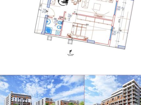 SHITET APARTAMENT 1+1 PASKUQAN 97.600 EURO FH-77243