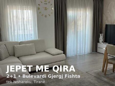 Apartament me qira 2+1 tek NIsharaku