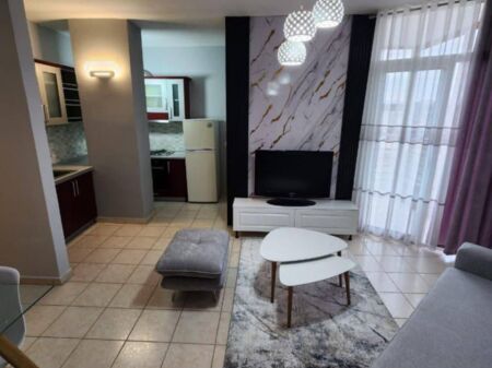 For rent, Apartment 1+1, At Iliria Beach – Durrës.(300 thousand leke)
