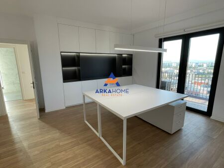 UFFICIO IN AFFITTO 124.6M2 "GARDEN BUILDING, VIA KAVAJËS" 1500 EURO