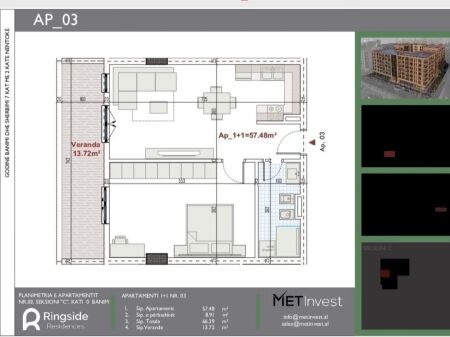 Shes,  Apartament 1+1, Ring Side Paskuqan