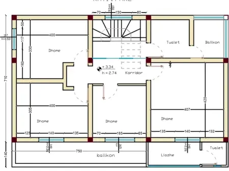 Qera | Vilë 5 + 1 | Kombinat | 800 €/muaj